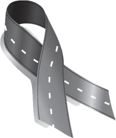 Road Ribbon for Road Safety - Email Signature logo